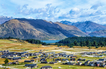 Wanaka Town, Otago, South Island, New Zealand, Oceania.