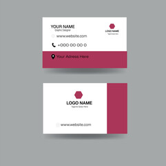 Business card design template, Clean professional business card template, Visiting card, business card template