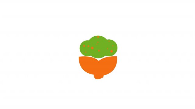 vector illustration of an apple