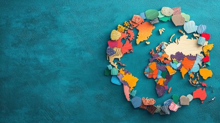 Speech bubbles in different languages surrounding a radiant globe