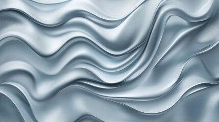 Fototapeta premium Abstract gray and silver wave design with flowing lines and smooth curves, modern technology-inspired vector background