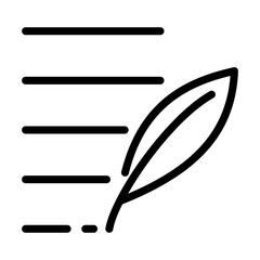 Authorship outline icon