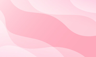 Abstract white-pink curve background, pink dynamic wallpaper with wave shapes. Template banner background for beauty products, sales, ads, pages, events, web, and others