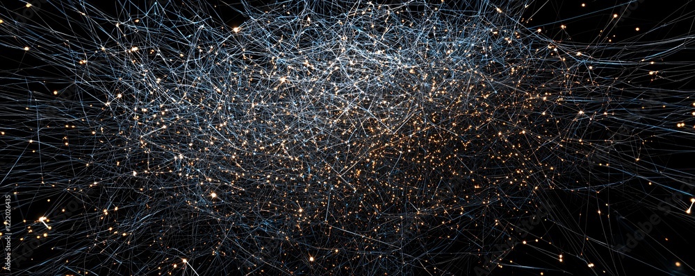 Poster a symbolic image of interconnected nodes representing demographics and behavior patterns