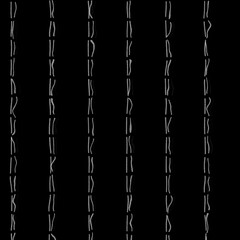 Microscopic view of floating influenza virus cells, bacteria and cells and viruses under laboratory microscope