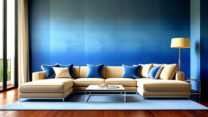 Bright and Spacious Living Room with a Modern Aesthetic