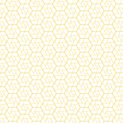 Modern Polygon Pattern Design. Seamless Modern Abstract Geometric Pattern in a Luxurious Gold Theme. Ideal Seamless Background for Branding and Marketing Projects. Golden Polygon Pattern. 