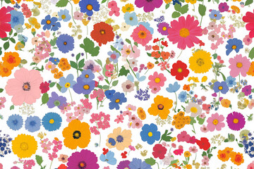 背景, パターン, 花, とぶ, フローラル, 模様, ベクター, イラスト, デザイン, サマータイム, 蝶, 花, シームレス, 自然, 色, カラフル, 文科系, デコレーション, 壁紙, フレーム, カード, manga, 植える, 質感, 葉, かわいい, 庭