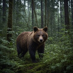 Fototapeta premium The physical challenges faced by animals that live in the forest’s dense undergrowth.