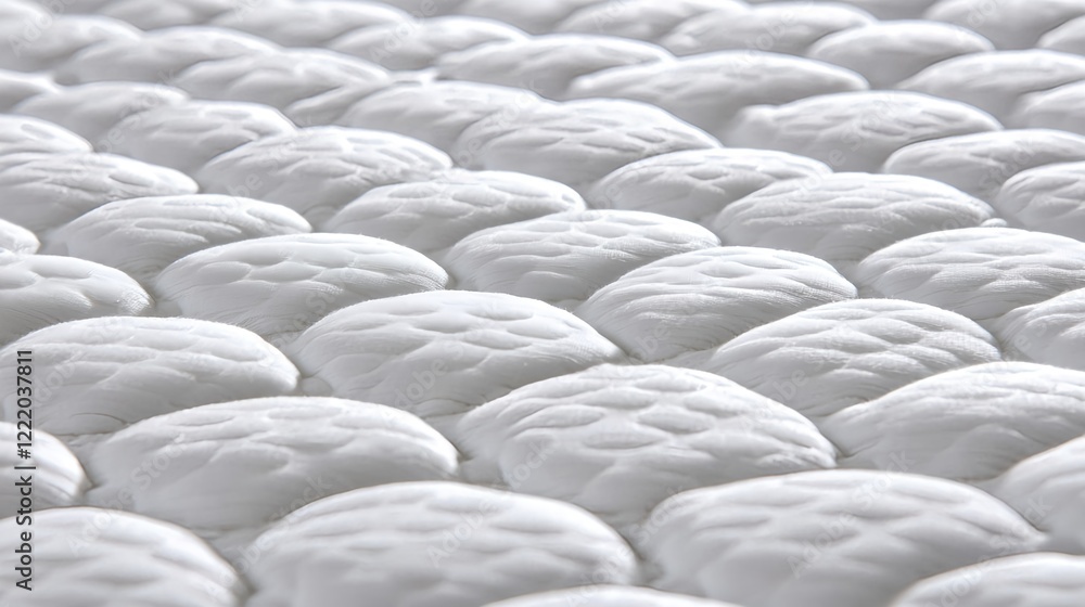 Aufkleber textured white foam surface close-up with soft patterns and shapes