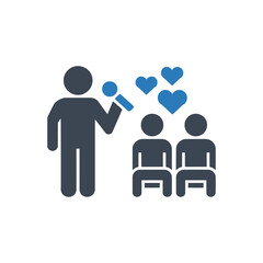 Public Speaking Icon