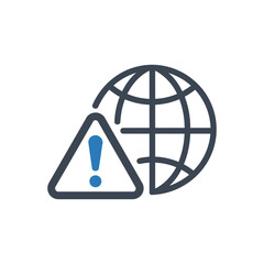 Global Warning Icon