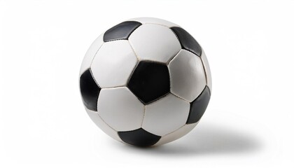 Naklejka premium Image of Football Isolated on White Background – Perfect for Athletic