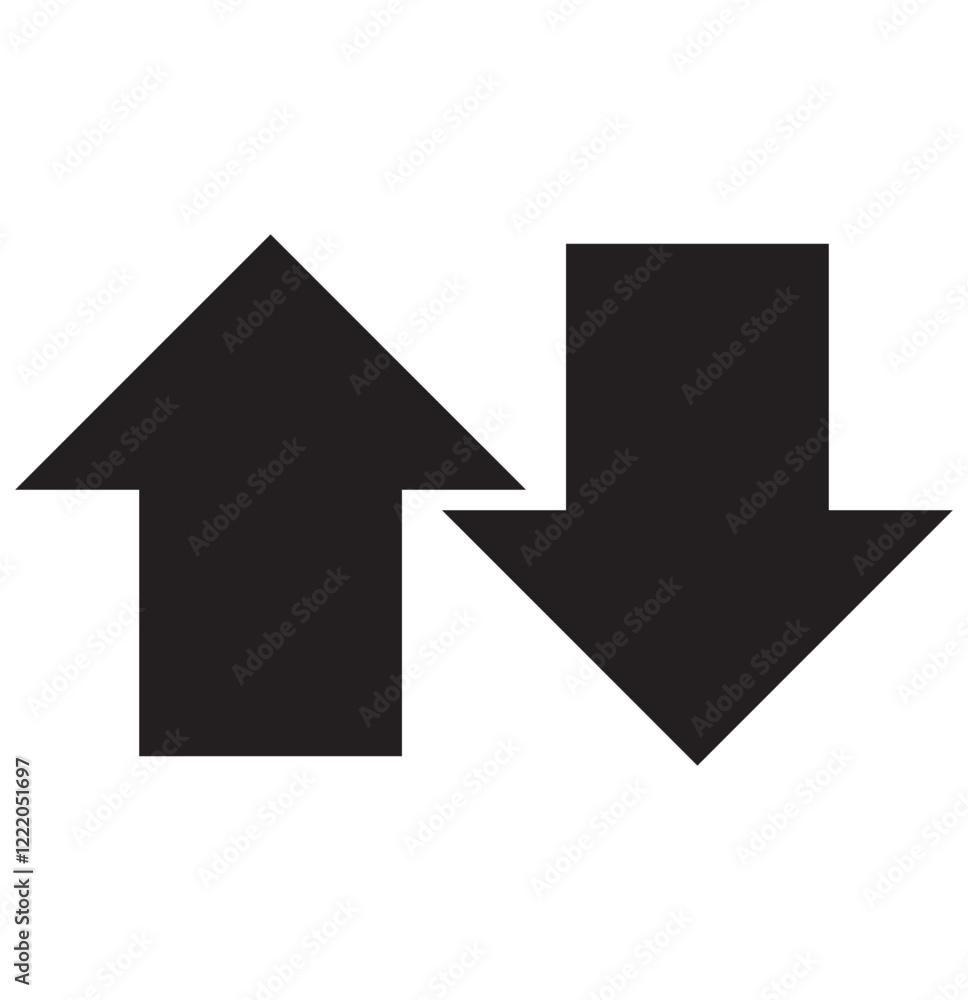 Poster download icon button. upload icon button. arrow up down icon. download and upload icons buttons.