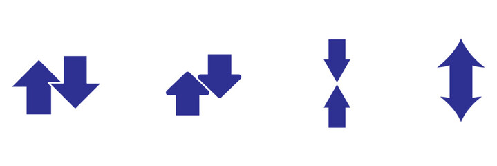 Arrow up and arrow down icon