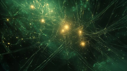 Abstract digital technology background featuring intricate computer networking design, innovation concept with glowing lines, shapes, and futuristic elements symbolizing advanced digital connectivity 