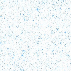 blue paint splatter speckle texture seamless pattern abstract scatter dots white background
