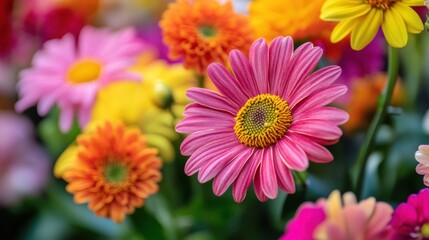 Colorful wallpaper featuring vibrant watercolor splashes and abstract shapes