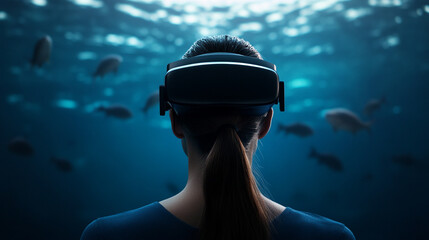 Exploring virtual underwater worlds using VR technology