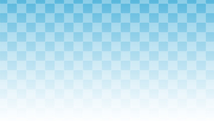 Light blue gradation checkered pattern