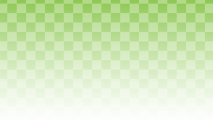 Green gradation checkered pattern