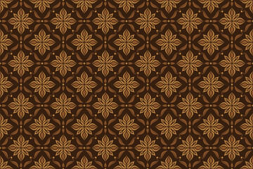 Traditional Batik Seamless Pattern