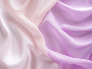 Obraz premium Luxurious soft fabric with romantic pastel hues - made with Generative AI