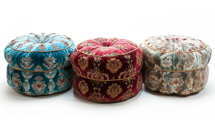 colorful round couch