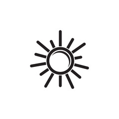 Weather symbol logo icon, vector illustration design