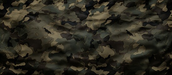 Camo Texture: Abstract Military Pattern