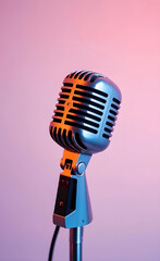 Fototapeta premium vintage microphone