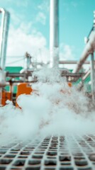 Industrial Steam  Smoke  Haze  Plant  Factory  Energy  Grid  Texture Overlay