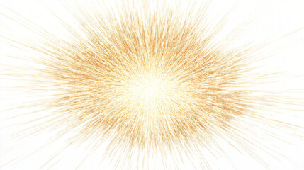 Golden Radiance Burst: An abstract image depicting a vibrant burst of golden light, radiating outwards with intense energy and dynamism.  Perfect for concepts of energy, power, and explosion. 