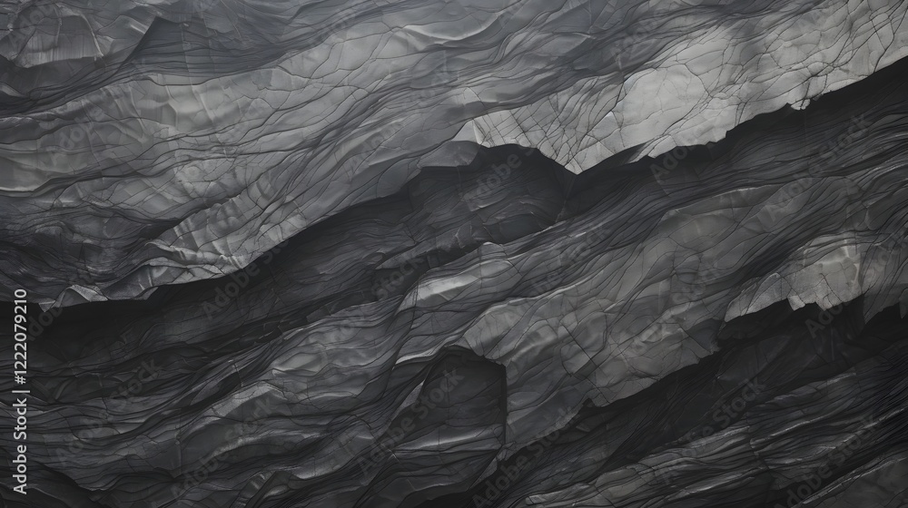 Aufkleber close up of densely layered graphite surface showcasing intricate textural details and a captivating