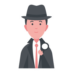 Detective illustration