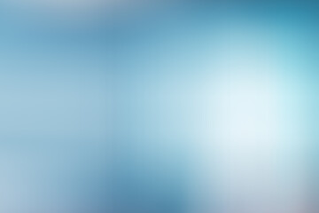 Abstract soft blue gradient background with smooth light lines for copy space
