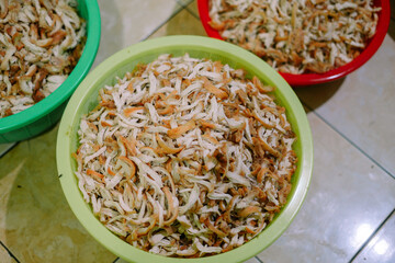 Shredded Chicken in Bowls
