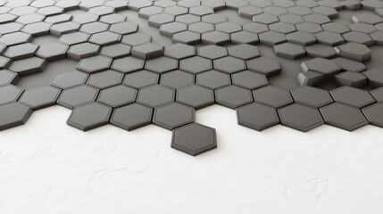 Abstract Hexagonal Pattern Background
