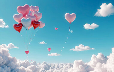 Obraz premium Heart Pattern Romantic Background Image for Valentine’s Day or Romantic Events for Couples