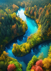 Obraz premium autumn in the mountains