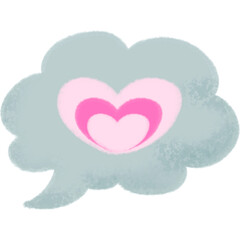 love speech bubble
