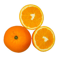 orange isolated on white