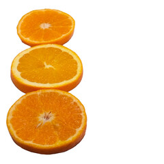 orange isolated on white