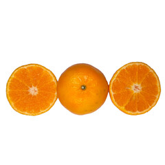 orange isolated on white