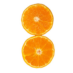 orange isolated on white