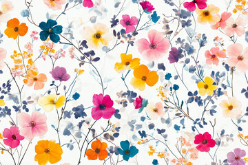 背景, パターン, 花, とぶ, フローラル, 模様, ベクター, イラスト, デザイン, サマータイム, 蝶, 花, シームレス, 自然, 色, カラフル, 文科系, デコレーション, 壁紙, フレーム, カード, manga, 植える, 質感, 葉, かわいい, 庭