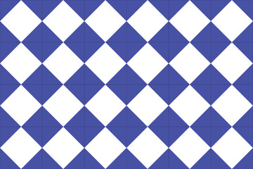 Blue And White Checker floor Grunge Room. Checker floor empty space