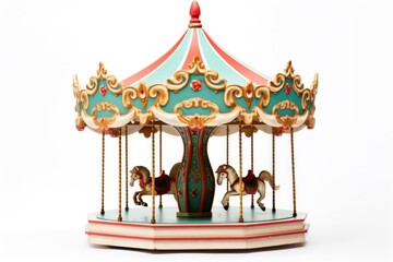 Merry go round carousel mammal horse.
