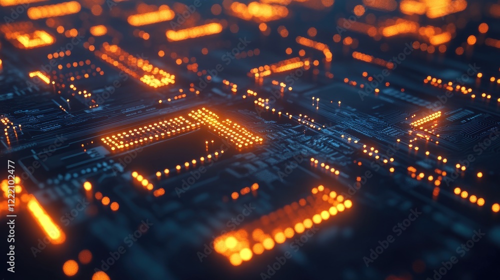 Leinwandbilder Conceptual image of CBDC technology with digital currency symbols and secure data streams, representing the future of digital payments