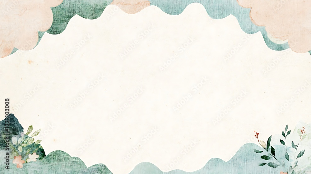 Poster torn paper background with a soft texture